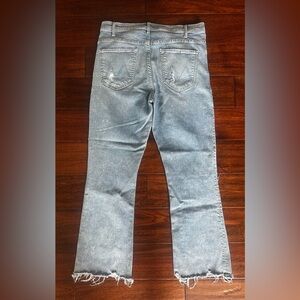 MOTHER Light Blue Flare Jeans